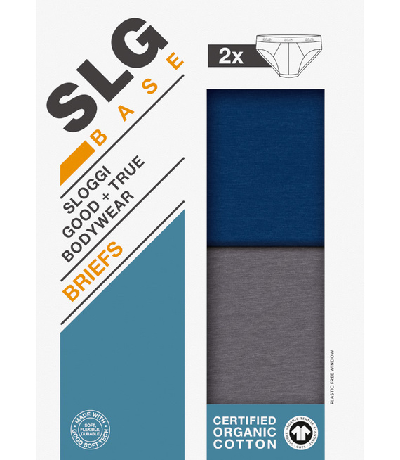 2 x Majtki męskie sloggi men SLG Base Brief C2P