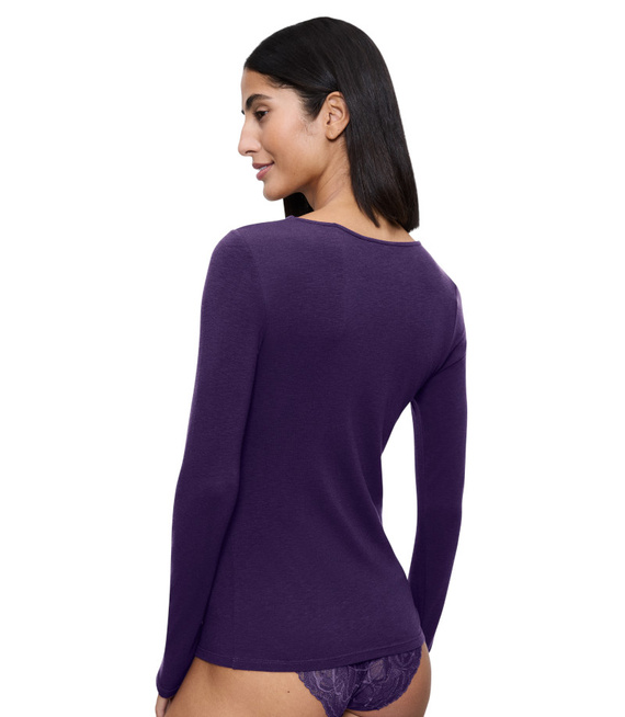 Koszulka damska wełnana z długim rękawem Triumph Beauty Layers LSL Top 04