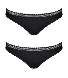 2x Majtki damskie sloggi GO Ribbed Brazil C2P