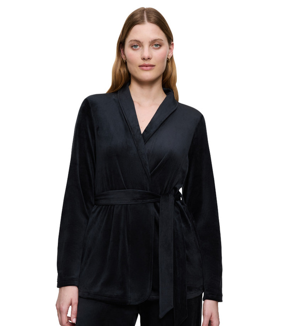 Krótki szlafrok damski Triumph Sensual Velour Robe Top 01