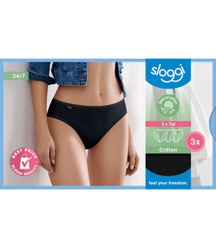 3 x Majtki damskie sloggi 24/7 Cotton Tai C3P