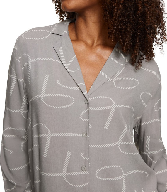 Triumph pidżama damska rozpinana z długim rękawem Boyfriend Fit PW 02