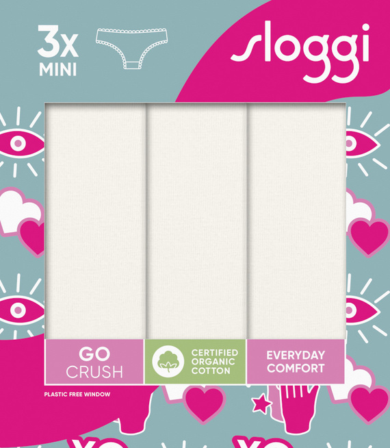 3 x Majtki damskie sloggi GO Crush Mini C3P