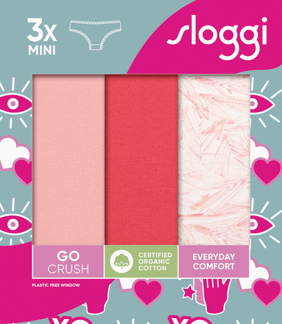 3 x Majtki damskie sloggi GO Crush Mini C3P