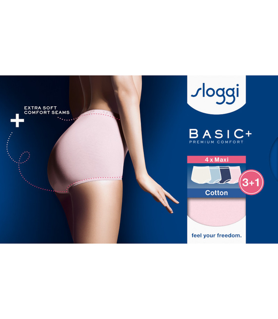 4 x Majtki damskie sloggi Basic+ Maxi C4P