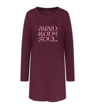 Triumph bawełniana koszula nocna 3/4 z długim rękawem Triumph Nightdresses NDK LSL X