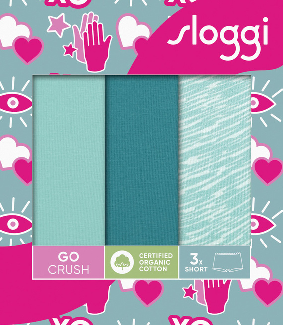 3 x Majtki damskie sloggi GO Crush Short C3P