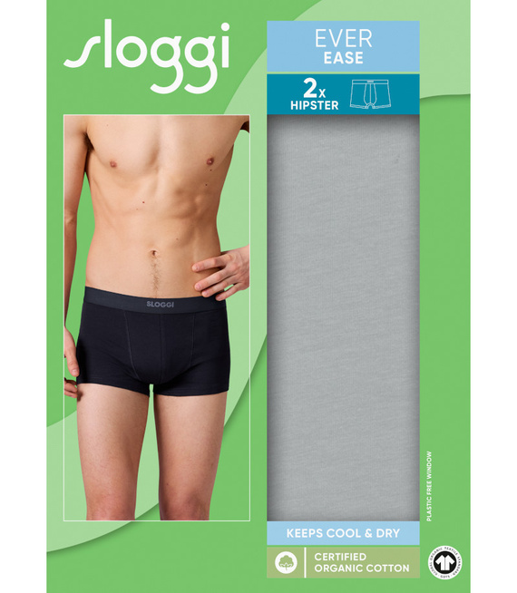 2 x Majtki męskie sloggi men EVER Ease Hipster 2P