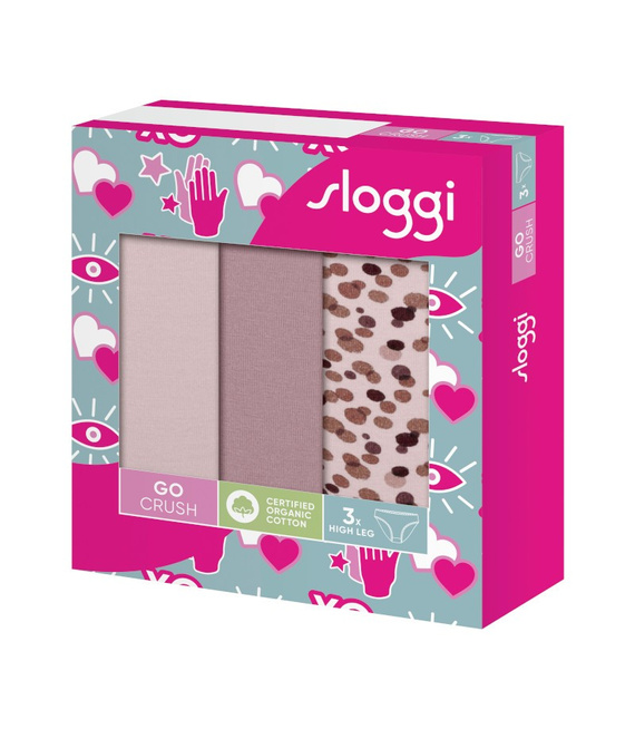 3 x Majtki damskie sloggi GO Crush High leg C3P