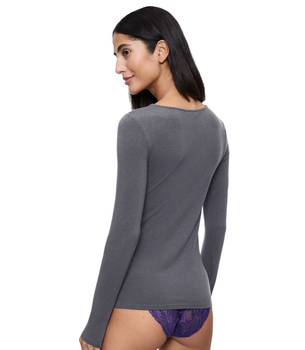 Koszulka damska wełnana z długim rękawem Triumph Beauty Layers LSL Top 04