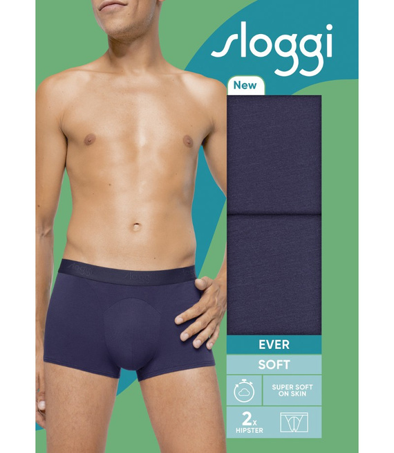 2 x Majtki męskie sloggi men EVER Soft Hipster 2P