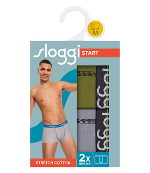 2 x Majtki męskie sloggi men Start Hipster C2P box