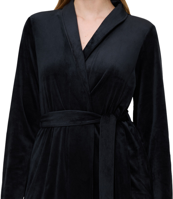 Krótki szlafrok damski Triumph Sensual Velour Robe Top 01