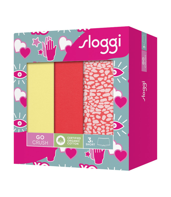 3 x Majtki damskie sloggi GO Crush Short C3P