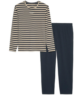 Piżama męska z długim rękawem i spodniami Mix & Match Cotton - Pyjama Set Long