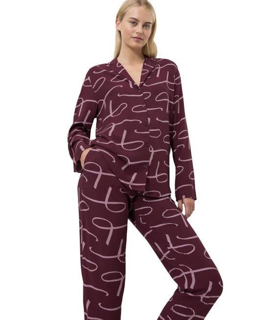 Triumph pidżama damska rozpinana z długim rękawem Boyfriend Fit PW 02