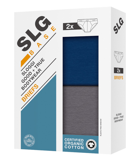 2 x Majtki męskie sloggi men SLG Base Brief C2P