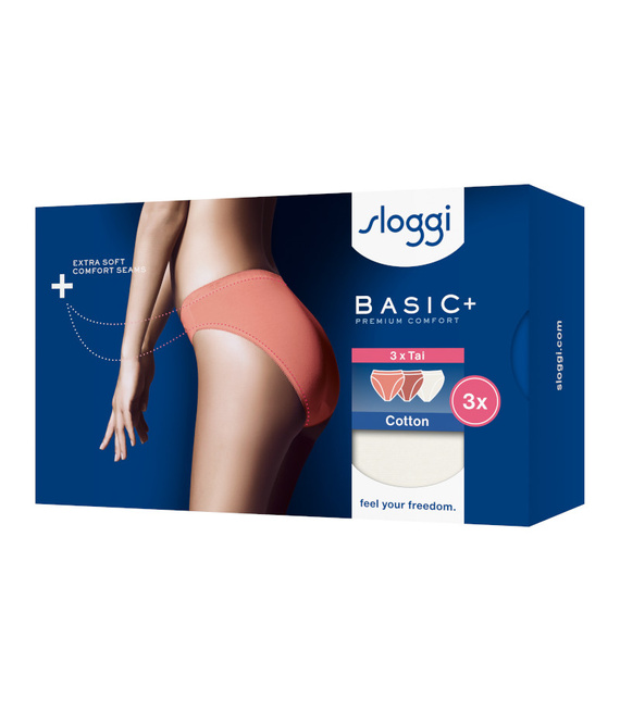 3 x Majtki damskie sloggi Basic+ Tai C3P