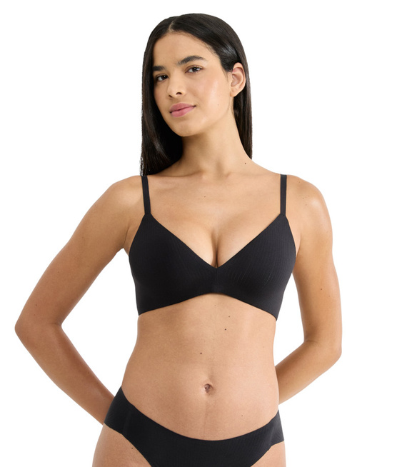 Biustonosz usztywniany bez fiszbin sloggi ZERO Feel Pure THE UP P