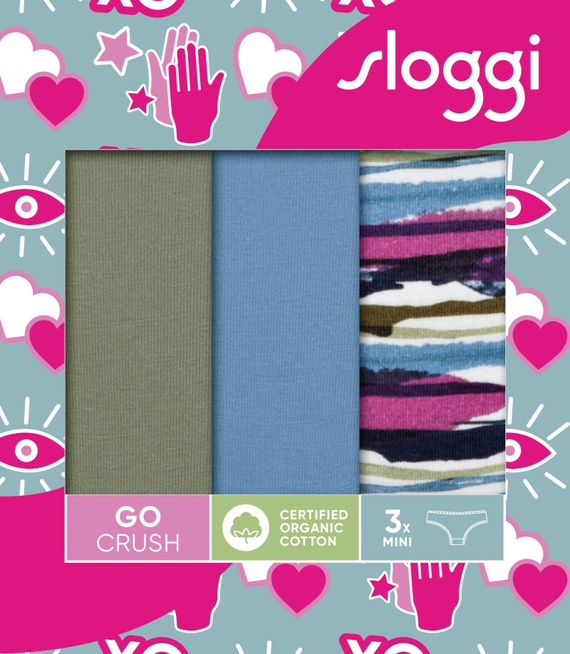 3 x Majtki damskie sloggi GO Crush Mini C3P