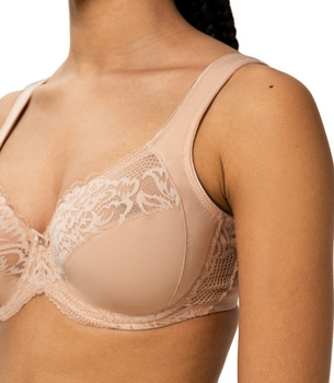 Triumph biustonosz z fiszbinami Modern Lace+Cotton W02