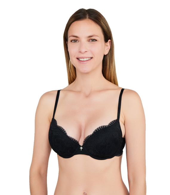 Biustonosz usztywniany na fiszbinie Beautiful NOOS - Full Lace Bra