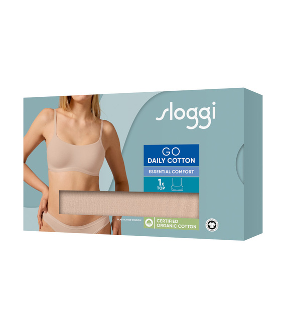 Biustonosz miękki bez fiszbin sloggi GO Daily Cotton Top