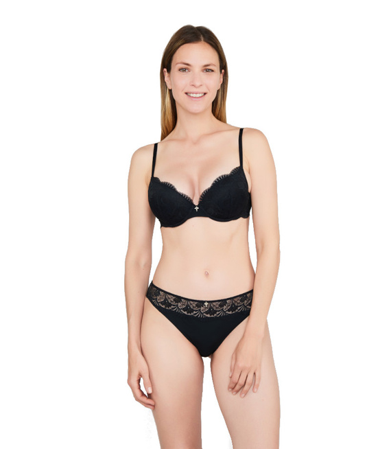 Biustonosz usztywniany na fiszbinie Beautiful NOOS - Full Lace Bra