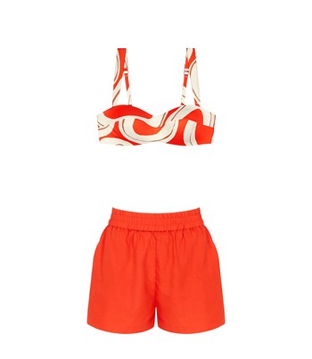 Komplet - Biustonosz oraz majtki kąpielowe Triumph Summer Allure DP + Shorts