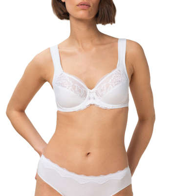 Triumph biustonosz z fiszbinami Modern Lace+Cotton W02