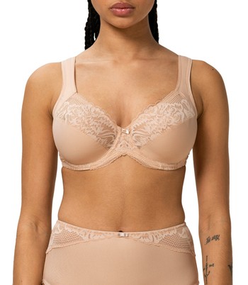 Triumph biustonosz z fiszbinami Modern Lace+Cotton W02